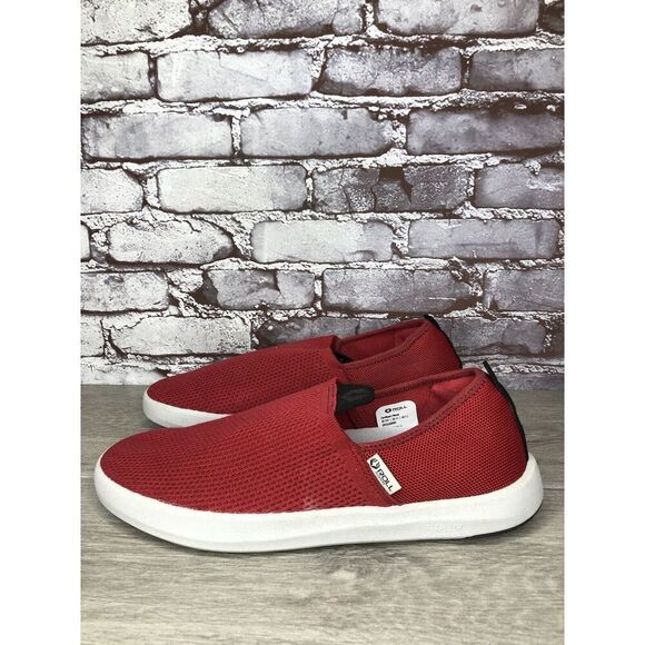 Roll Recovery Red Mesh Slip On Casual Comfort Loafer Shoes Men Sz 43EU/10M US main image 14